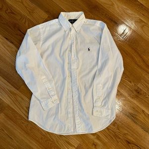 Bright white dress shirt by Ralph Lauren
